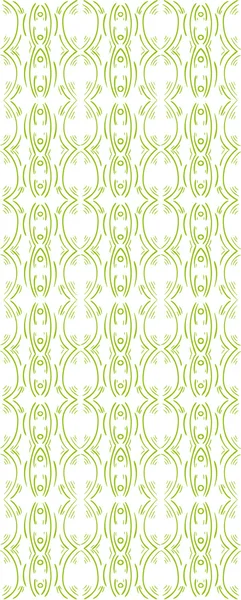 Abstrakt skiss gröna seamless mönster — Stock vektor