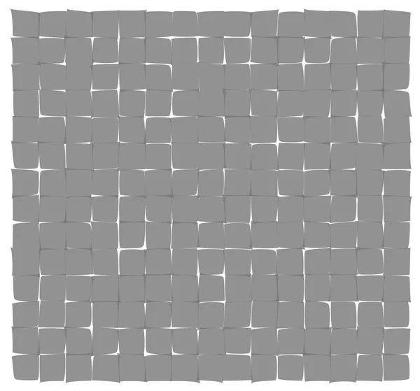 Abstracto gris cuadrados deformados — Archivo Imágenes Vectoriales