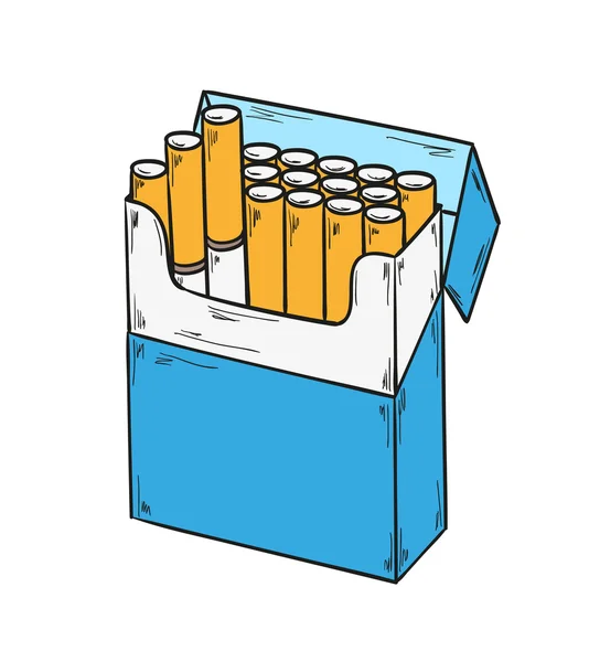 Пачку сигарет — стоковий вектор