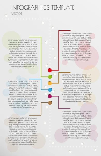 Infografías blancas — Vector de stock