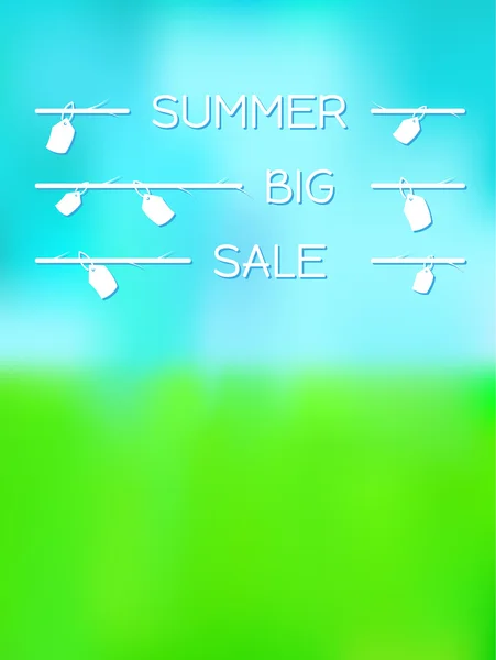 Summer big sale — Stock Vector