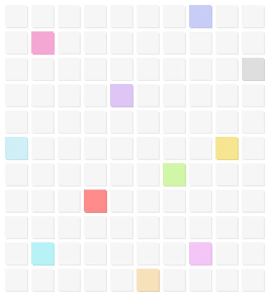 Flacher Hintergrund mit Quadraten — Stockvektor