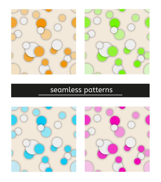 Seamless pattern with bubbles — Stock Vector