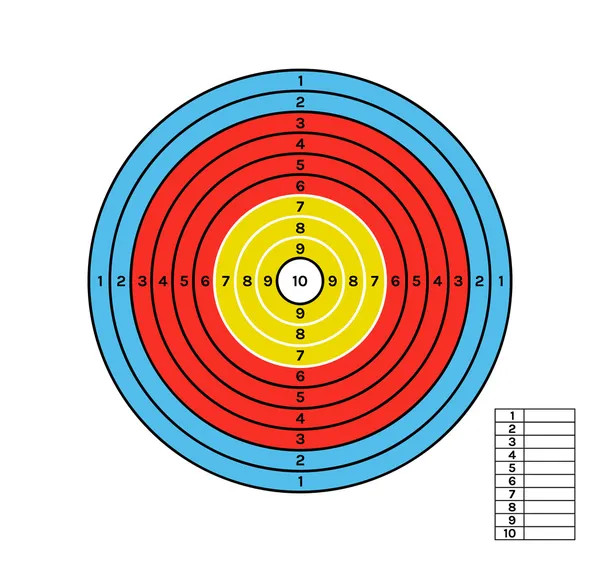 Objetivo de color — Archivo Imágenes Vectoriales