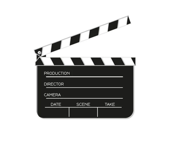 Filmová klapka — Stockový vektor