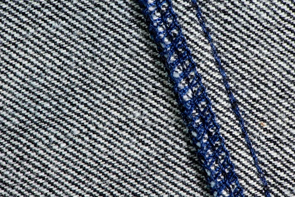Tessuto di cotone a righe con punti e cucitura sfondo texture . Immagine Stock