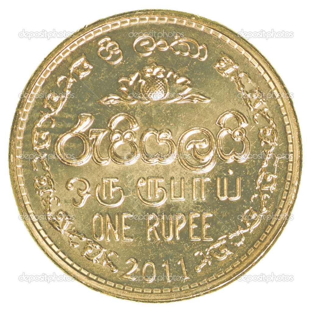 1 Sri Lankan rupee coin — Stock Photo © asafeliason #33105159