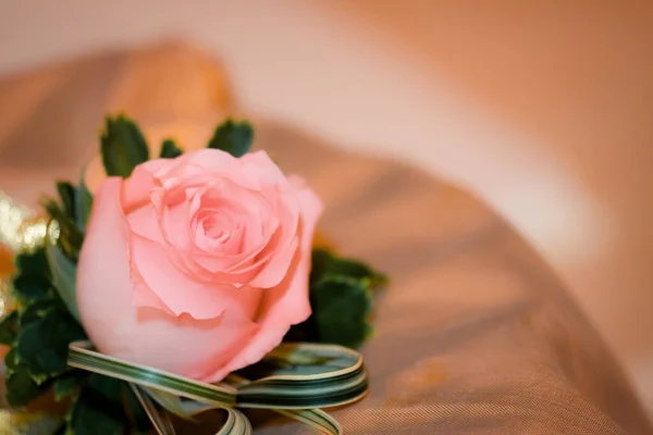 Ein Strauß Rosa Rosen Für Besondere Tage Und Den Valentinstag — Stockfoto