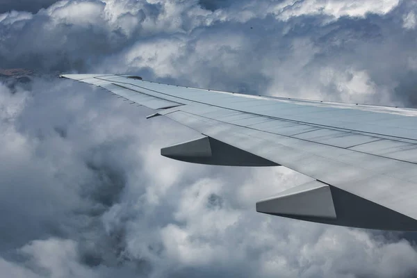 View World Clouds Window Airplane Flying Sky Height Clouds — Stock Photo, Image