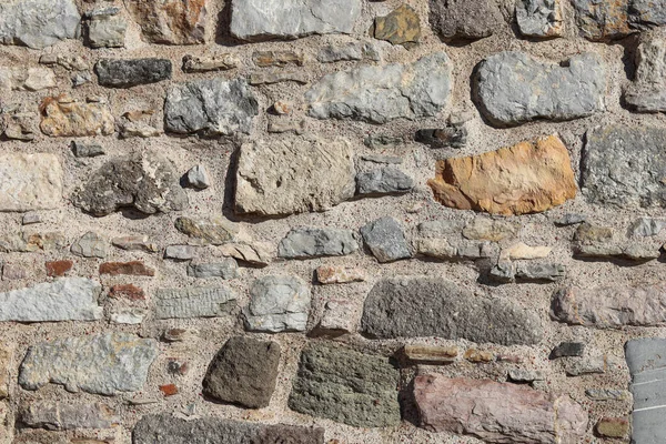 Parte do castelo velho pedra parede textura fundo — Fotografia de Stock