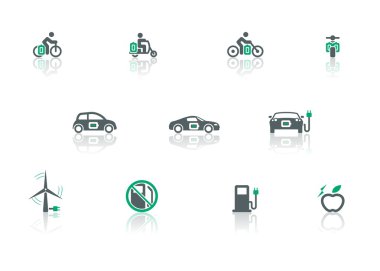Electric transport icon clipart