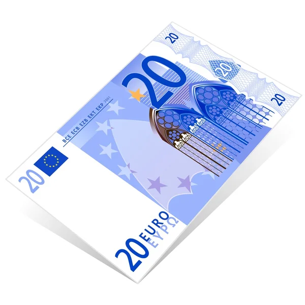 20 euro — Stockvector