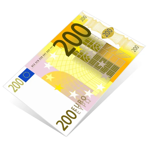 200 euro — Stockvector