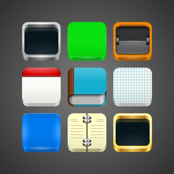 App simgeleri şablonları