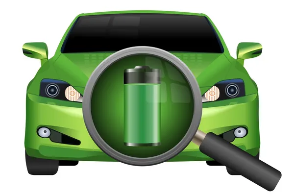 Electric car — Stock Vector