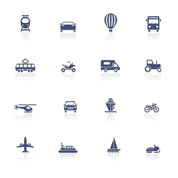 Iconos de transporte — Vector de stock