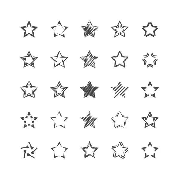Star shapes — Stock Vector