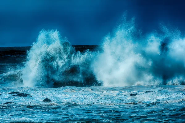 海洋波浪 图库照片