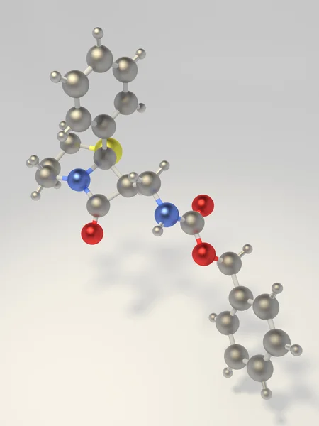 Молекула 115D Стоковое Фото