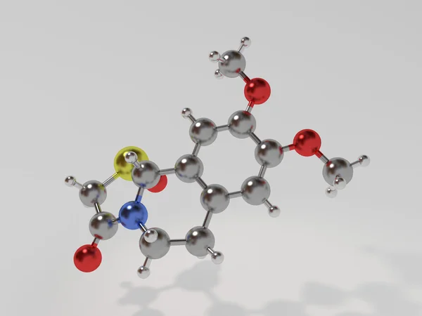 Молекула 23F1 Стоковое Изображение