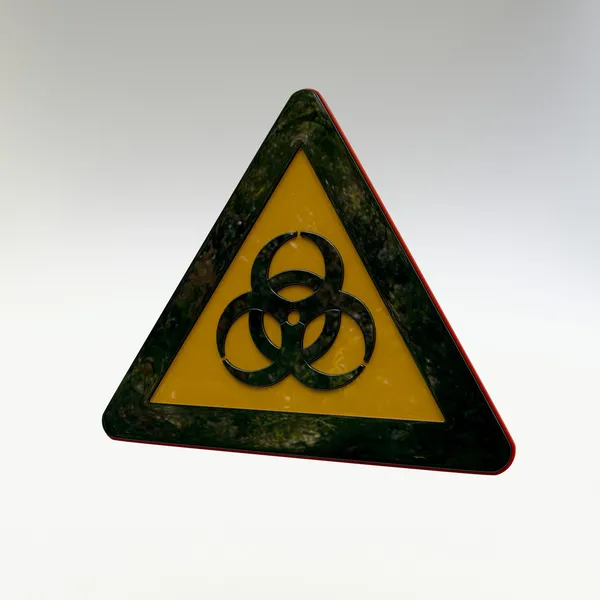 Uyarı işareti - biohazard Stok Resim