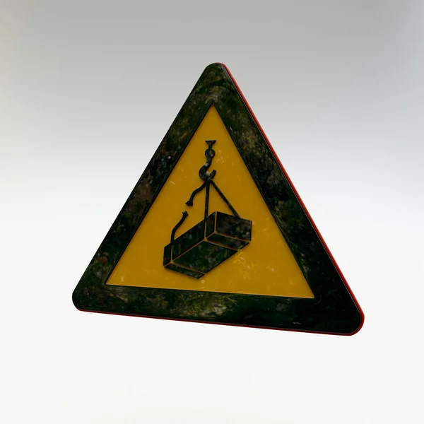 Uyarı işareti - genel gider yükleme Stok Fotoğraf