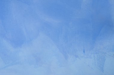 akrilik boya ile boyanmış açık ultramarine renkli