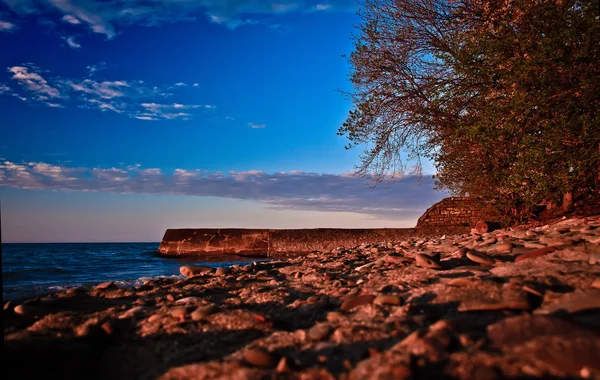 Vista sulla spiaggia — Foto Stock