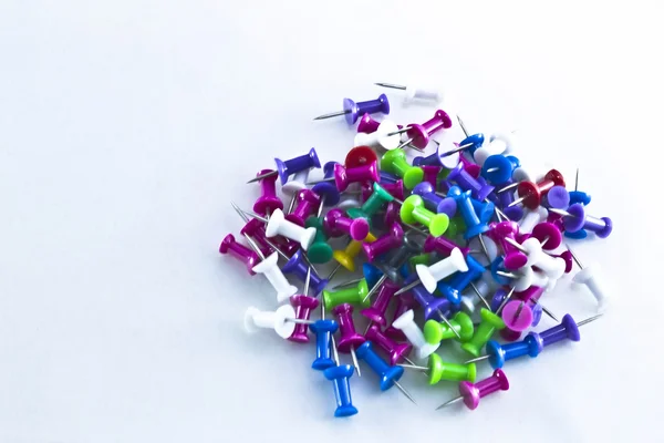 Colorful Thumbtacks — Stock Photo, Image