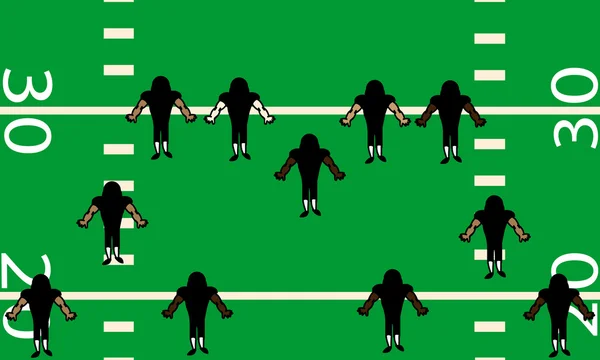 Football Defense Stock Vector