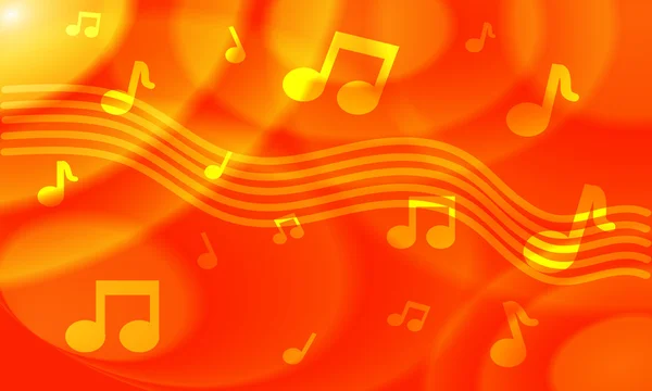 turuncu renkli müzik arka plan