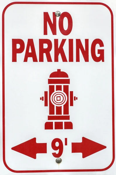 Fire Hydrant Sign — Stock Photo, Image