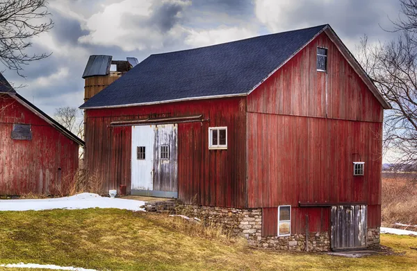 Red Country Barn — Stock Photo, Image