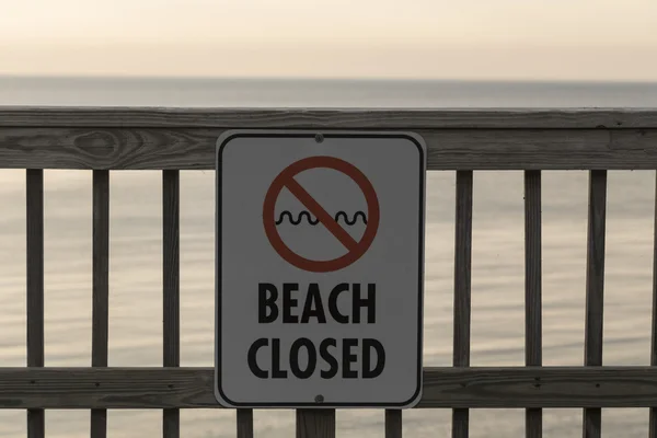 Beach Closed — Stock Photo, Image