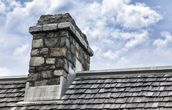 Cobblestone Chimney — Stock Photo, Image