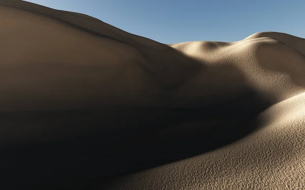 Renderizado de dunas de arena — Foto de Stock