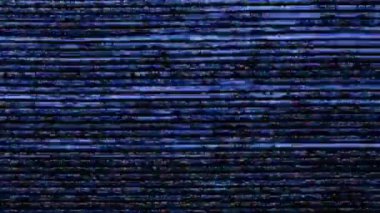 Ürkütücü Cadılar Bayramı Analog VHS görüntüleri. Vintage VCR sesi. Korku şovu için bozuk TV alıcısı paraziti. Arıza Korku Videosu Hasarı. Kötü müdahale. VCR aktarımı bozuk TV ekleme efekti
