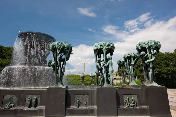 Vigeland skulpturpark — Stockfoto