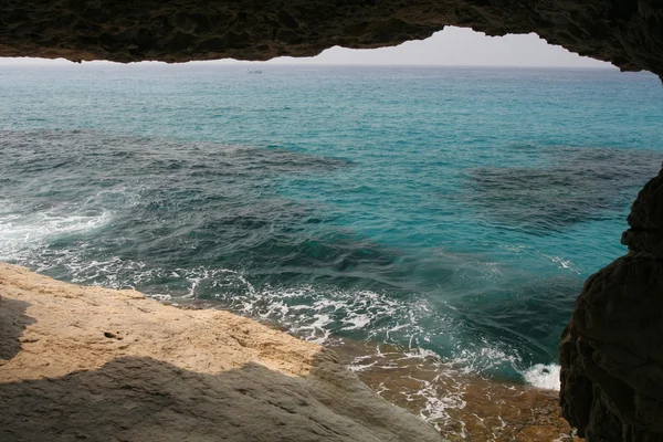 Zee grotten in cyprus — Stockfoto