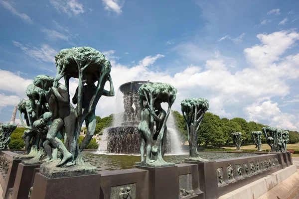 Vigeland sculpture park — Stock Photo, Image