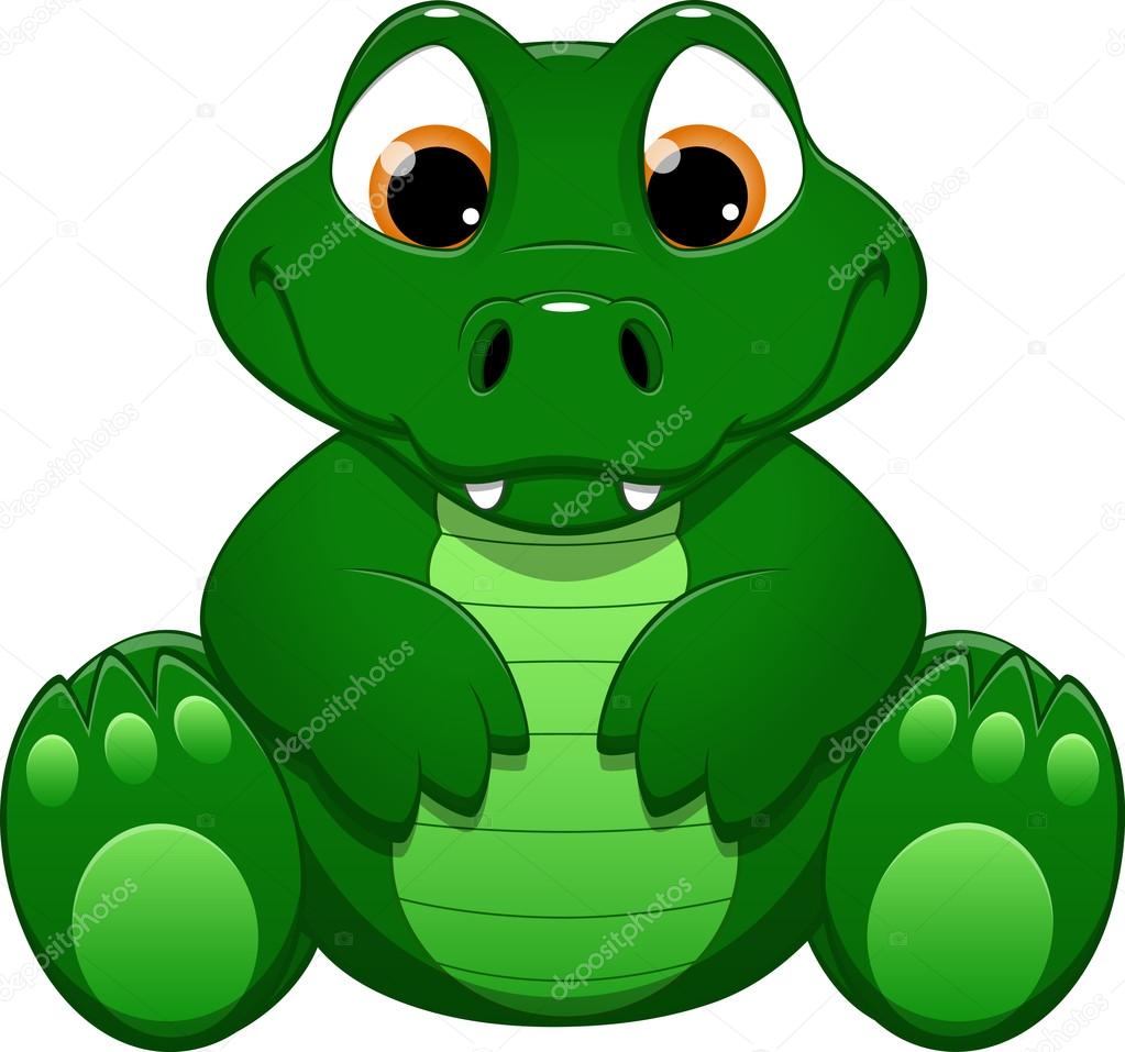 Illustration of Cartoon crocodile vector Stock Vector Image by  ©Andrey_Makurin #28289103