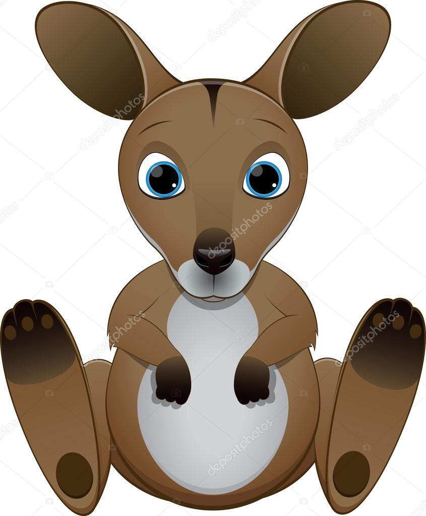 Cute baby kangaroo Stock Vector Image by ©Andrey_Makurin #33225579
