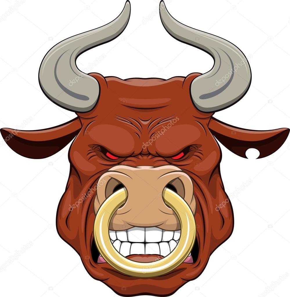 a bull's head