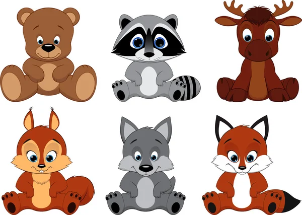 şirin renkli egzotik hayvan koleksiyonu