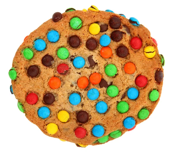 Cookie With Colorful Candies — Stock Photo, Image