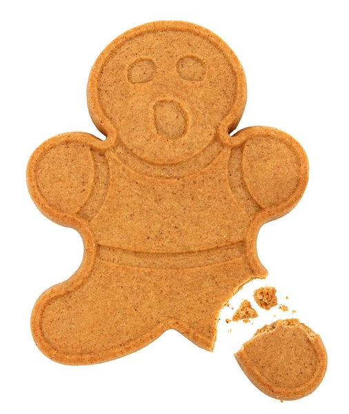 Gingerbread Man Isolated — Stock Photo, Image
