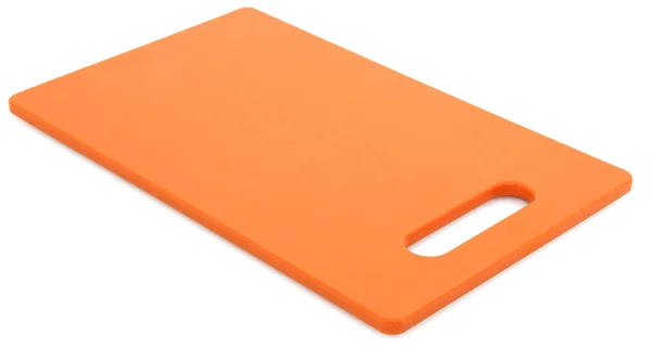 Orangefarbenes Schneidebrett — Stockfoto