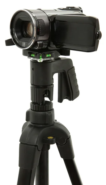 Close Up Of HD Camcorder On Tripod — Stock Photo, Image