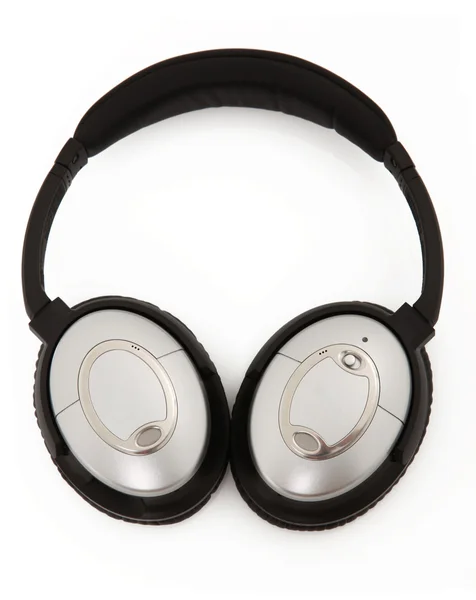 Noise Canceling Headphones Laying Flat — Stock Photo, Image