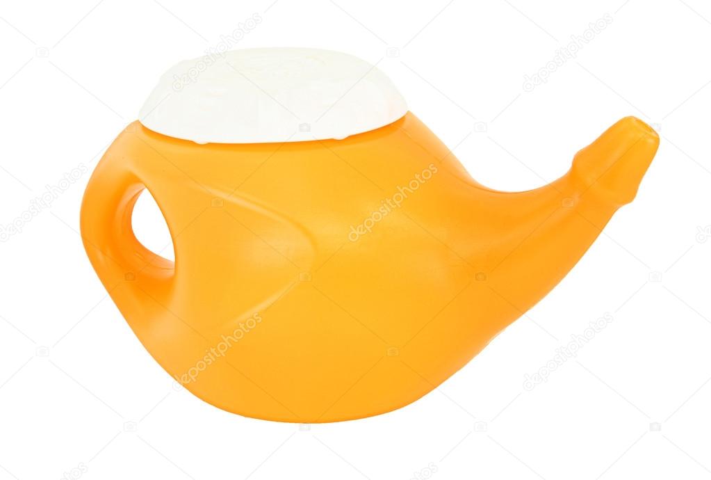 Orange Neti Pot
